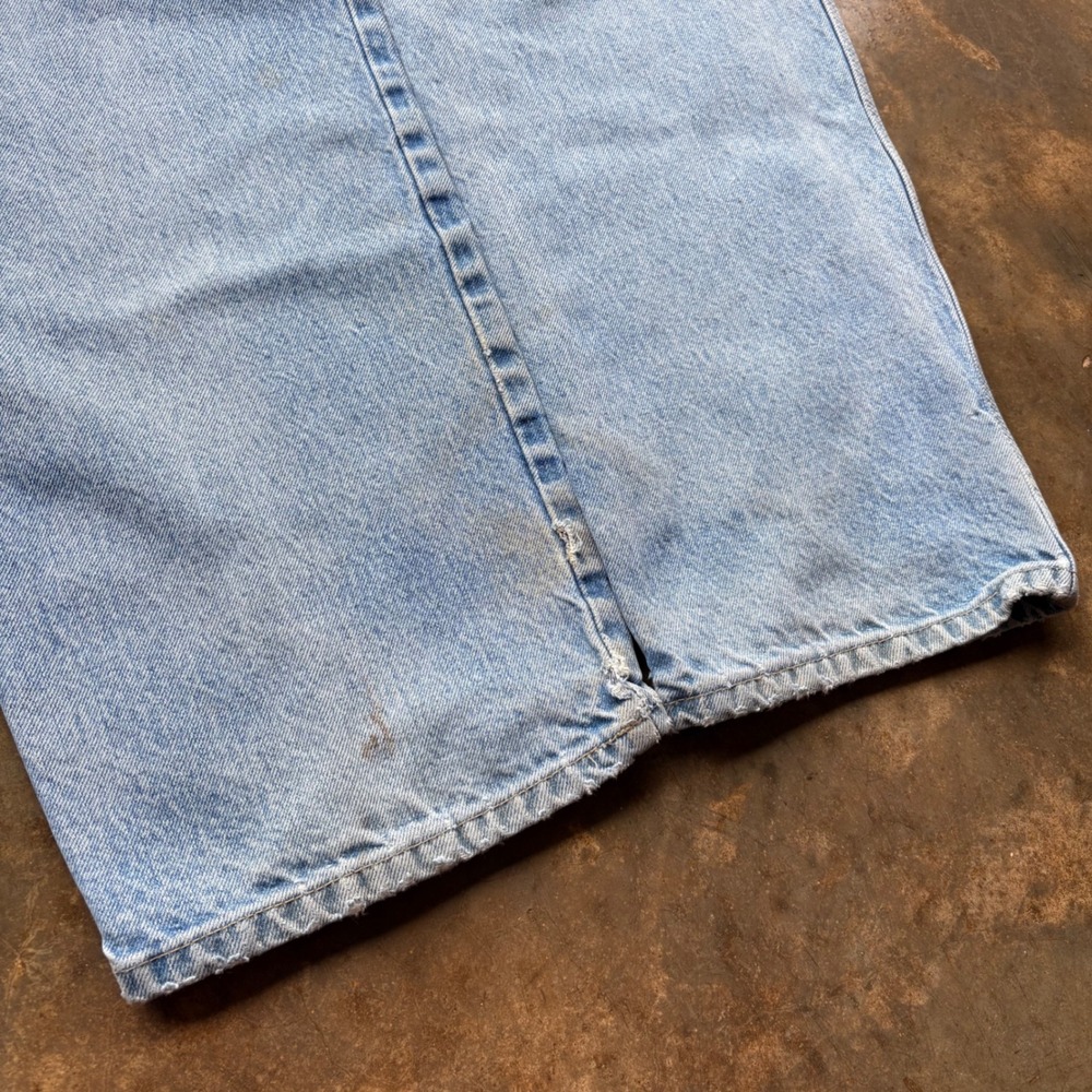 Dickies Mens Carpenter Jeans Light Wash Blue Denim Workwear Pants 1993SNB 36x32 - Picture 2 of 8